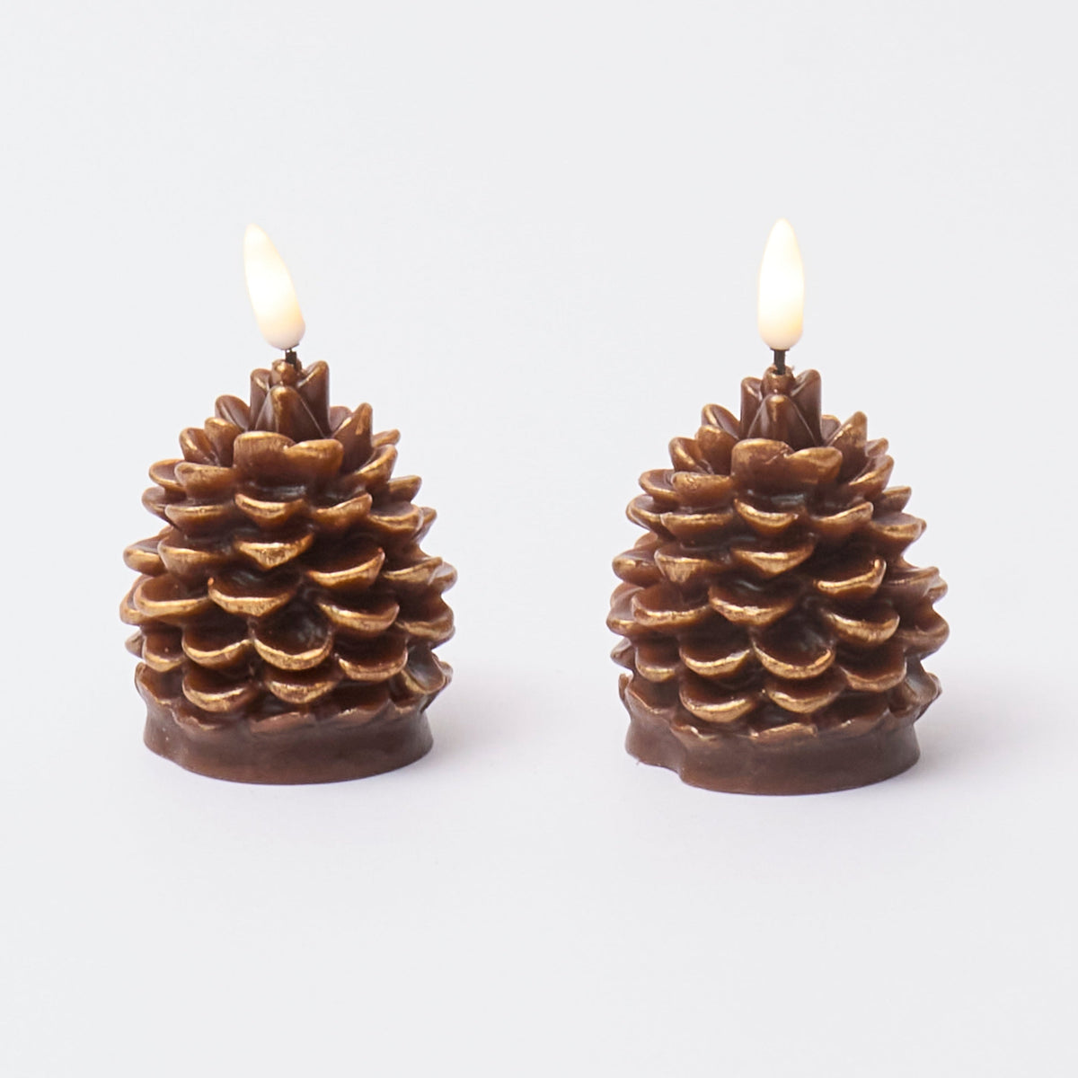Pinecone Candles (Set of 2)