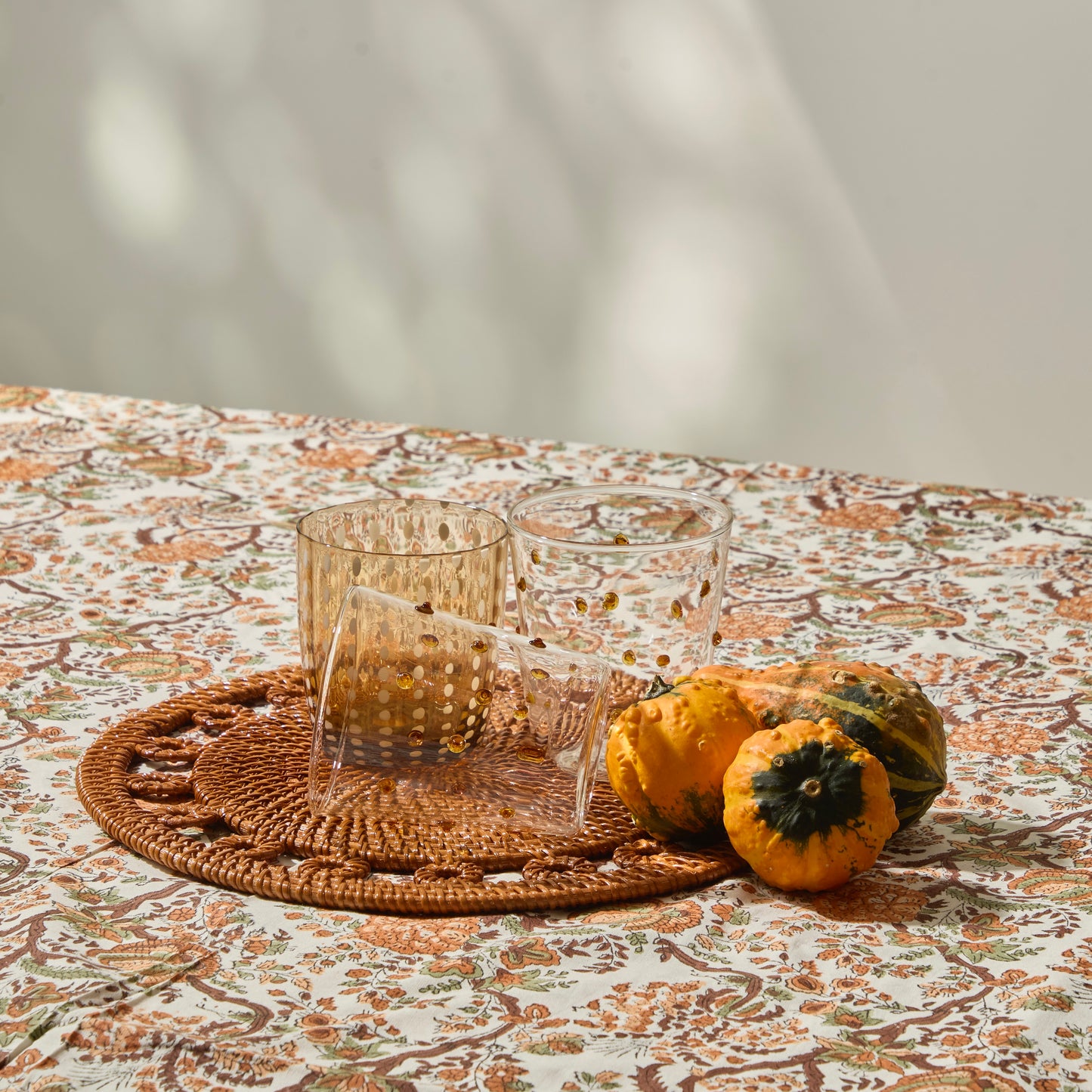 Natural Columbus Rattan Placemats (Set of 4)
