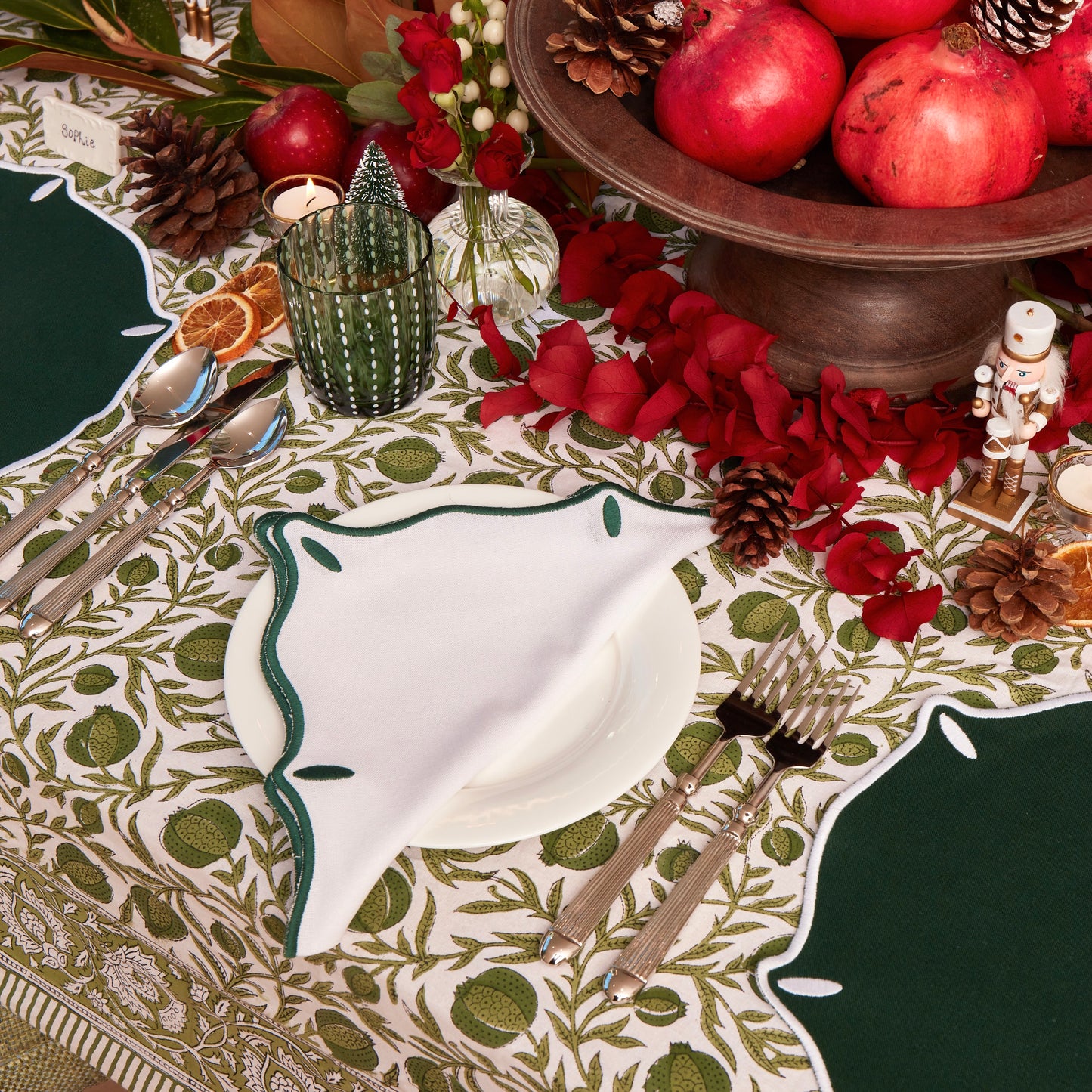 White Lyra table napkin (Set of 4)