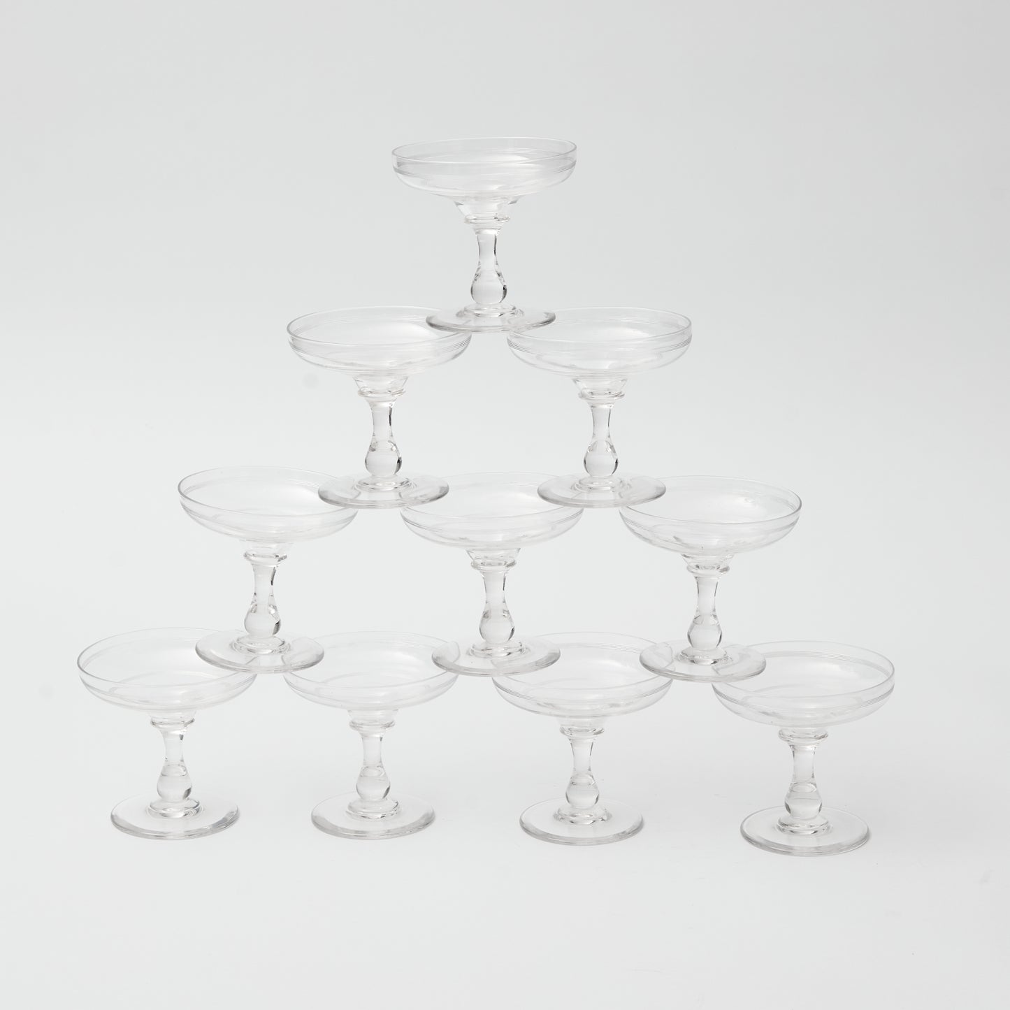 10 Vintage Champagne Coupes