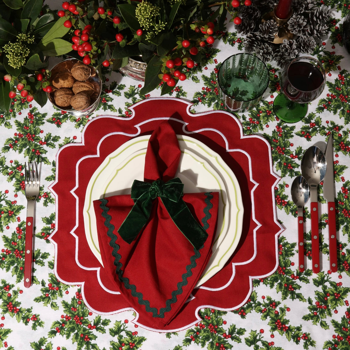 Red Caspar Placemats (set of 4)
