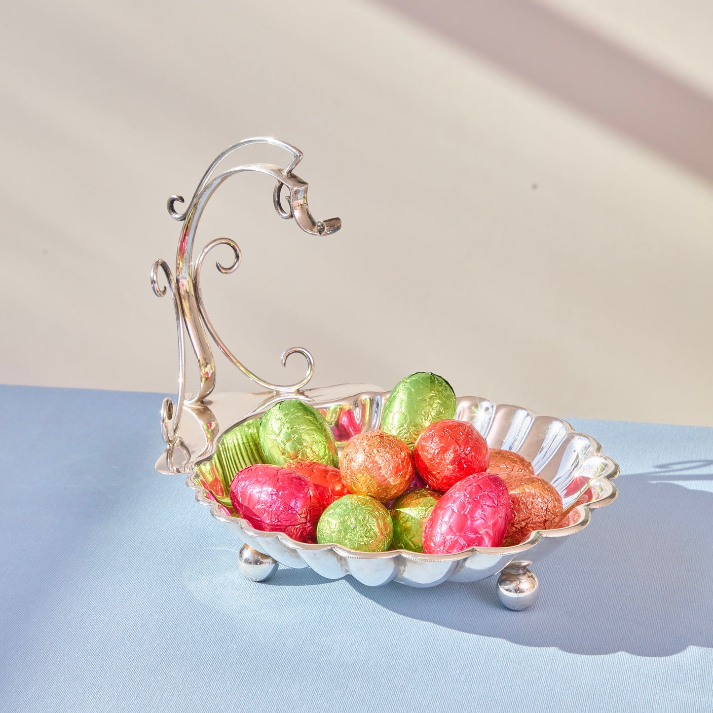 Silver-plated Shell Dish