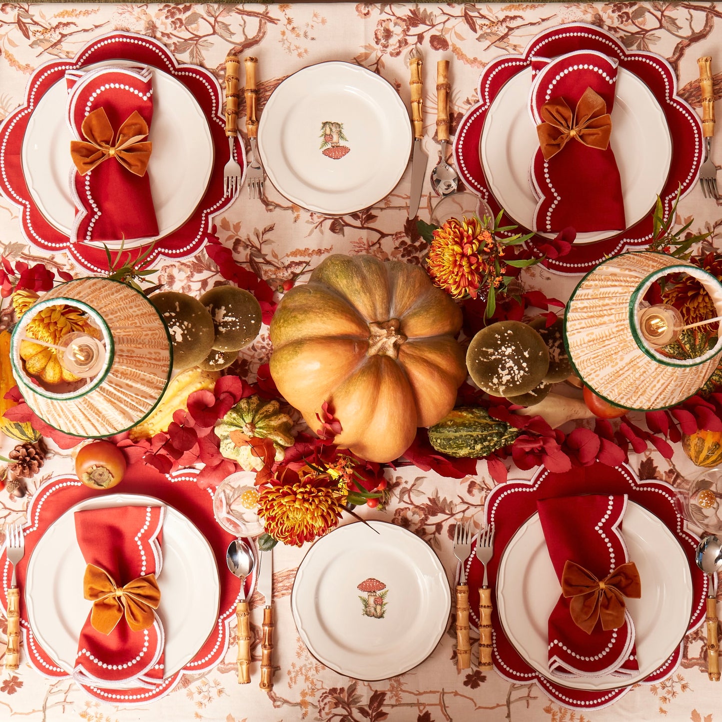 Orlando Cinnamon Orange Napkins (Set of 4)