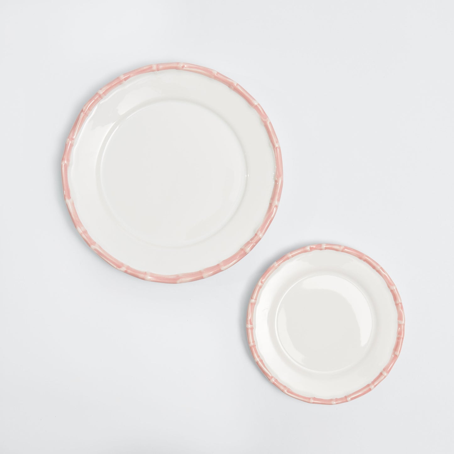 Small Pink Bamboo Side Plate (1 piece)