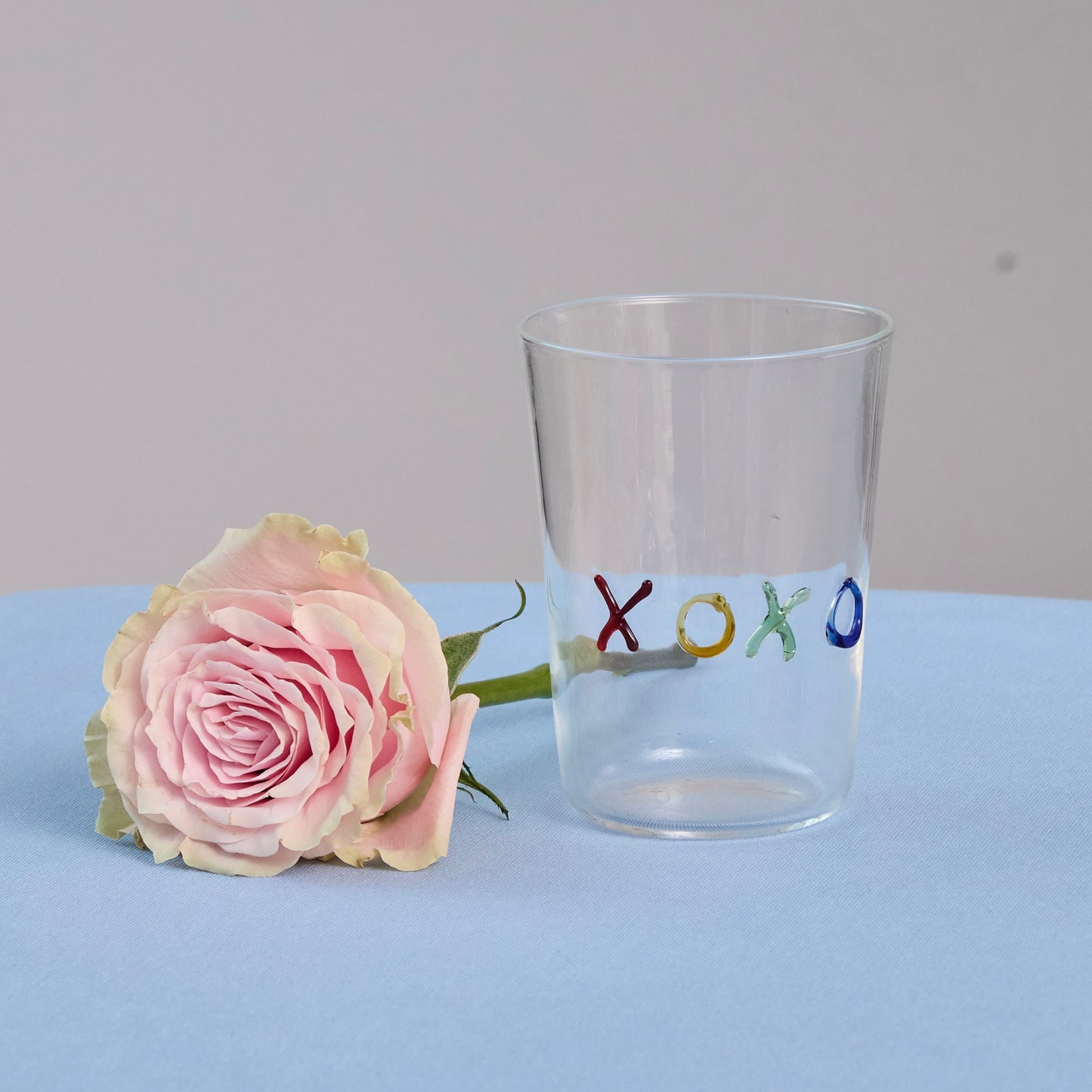 XOXO Glass Tumbler