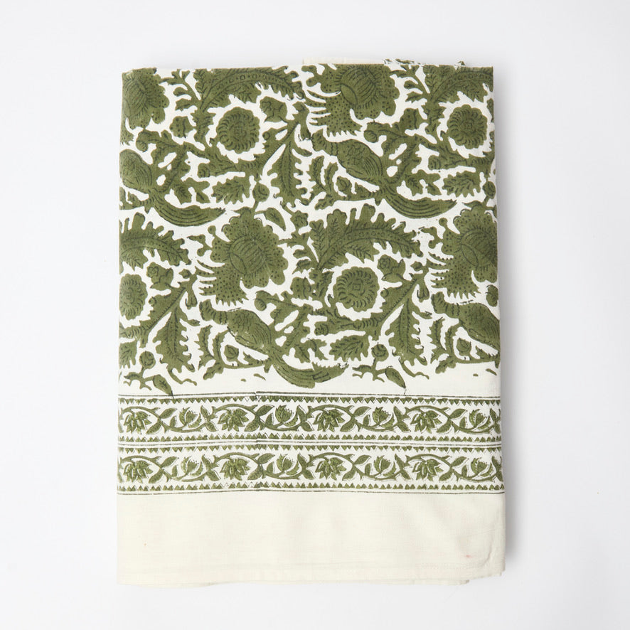 Green Pheasant Tablecloth