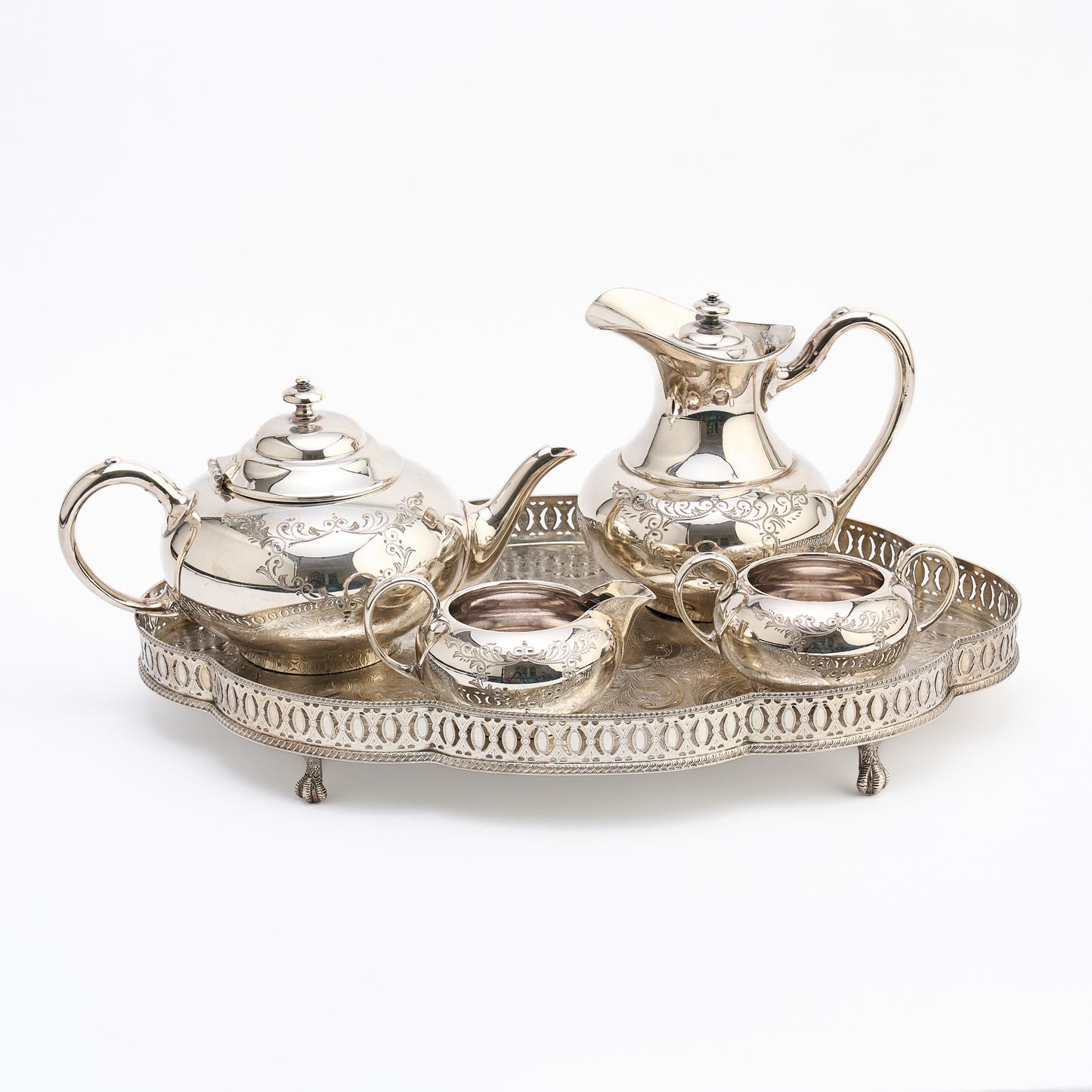 Tea Set and Tray