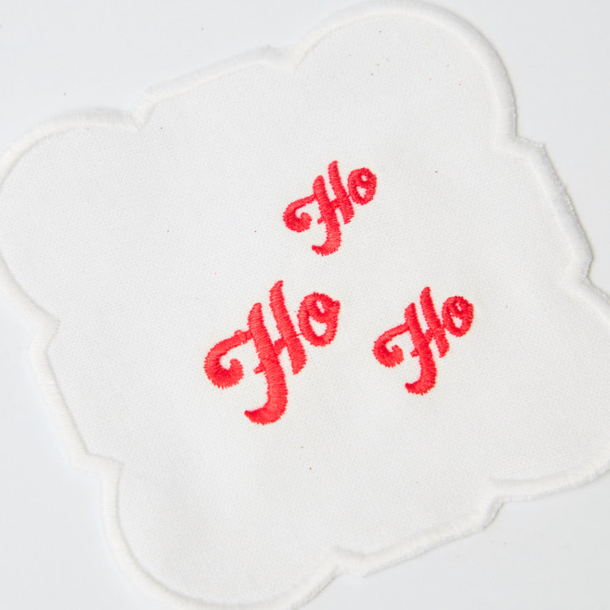 Ho Ho Ho Cocktail Mat (Set of 4)