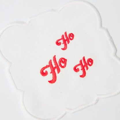 Ho Ho Ho Cocktail Mat (Set of 4)