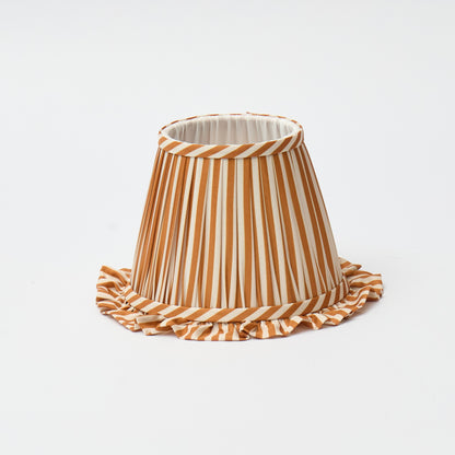 Orange Candy Stripe Lampshade