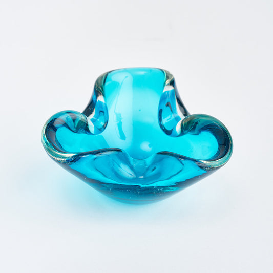 Turquoise Murano Bowl