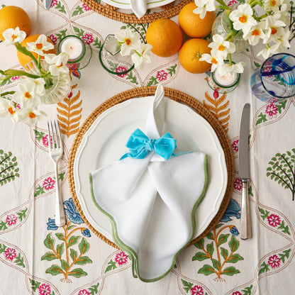 Natural Columbus Rattan Placemats (Set of 4)