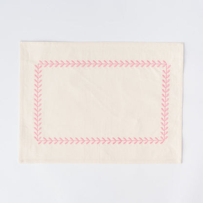 Pink Climbing Leaves Placemats (set of 4)