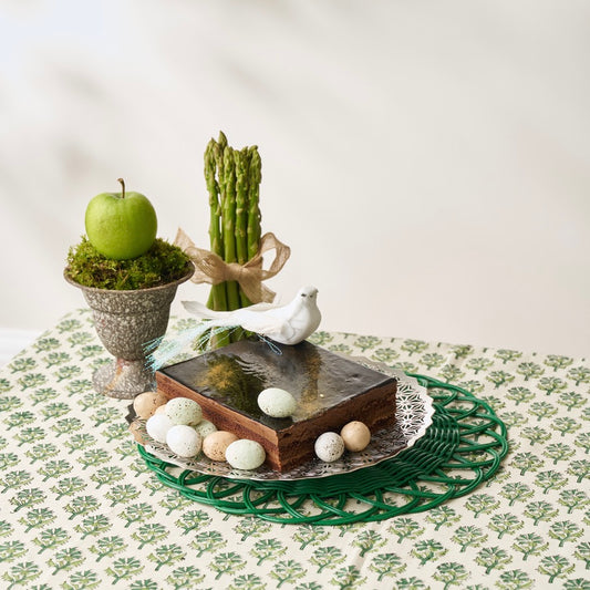 Silver Lattice Cake Stand