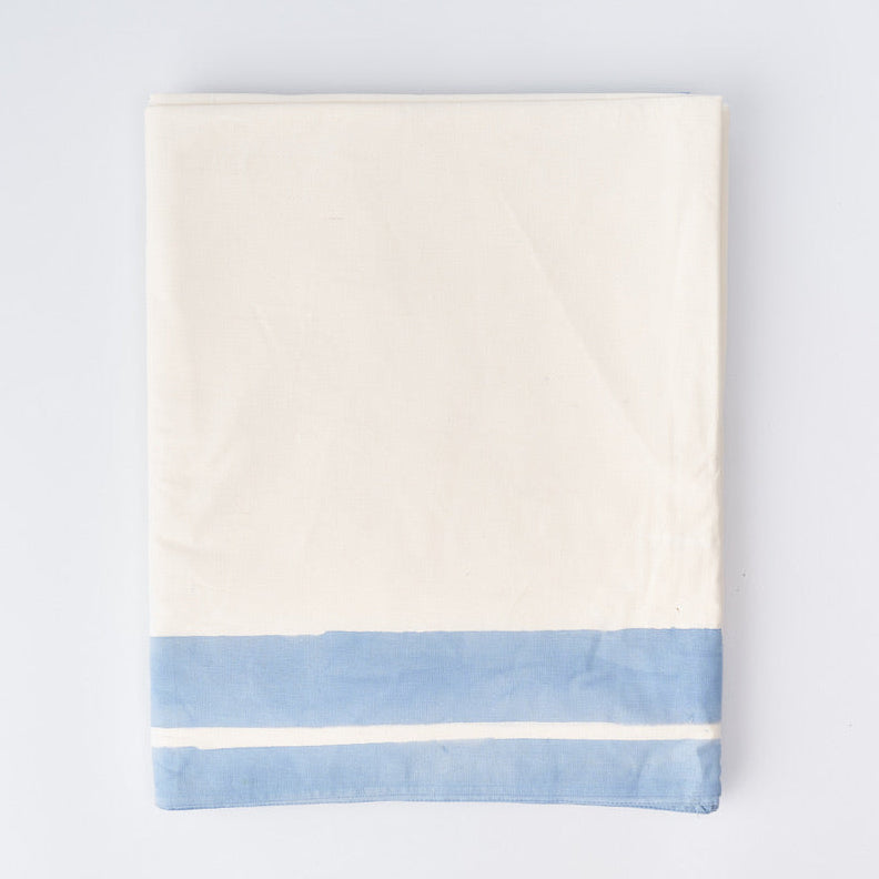 Provence Blue Edged Tablecloth
