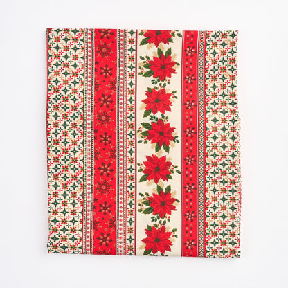 Christmas Poinsettia Tablecloth