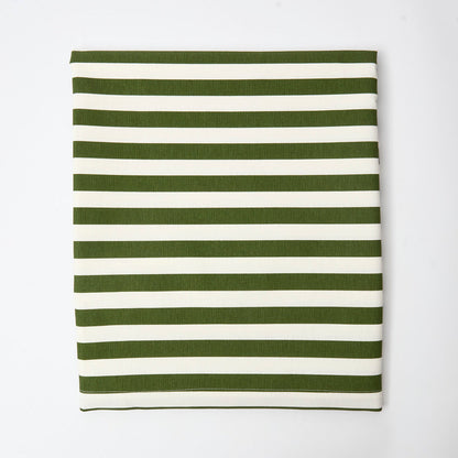 Green Stripe Tablecloth
