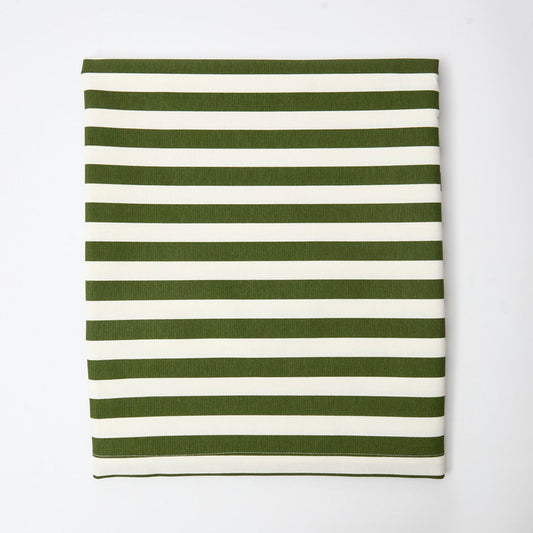 Green Stripe Tablecloth