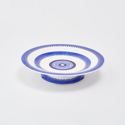 Blue and White Footed Stand