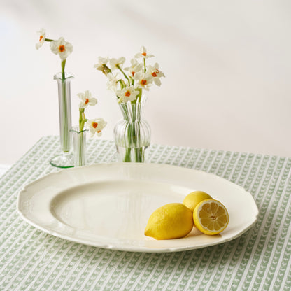 Vintage cream coloured serving platter