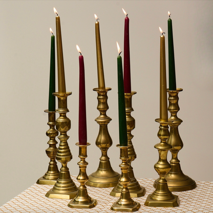 Pair of small Victorian Brass Candlesticks