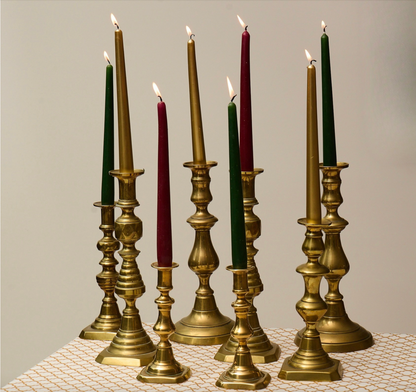 Pair of large Victorian Brass Candlesticks
