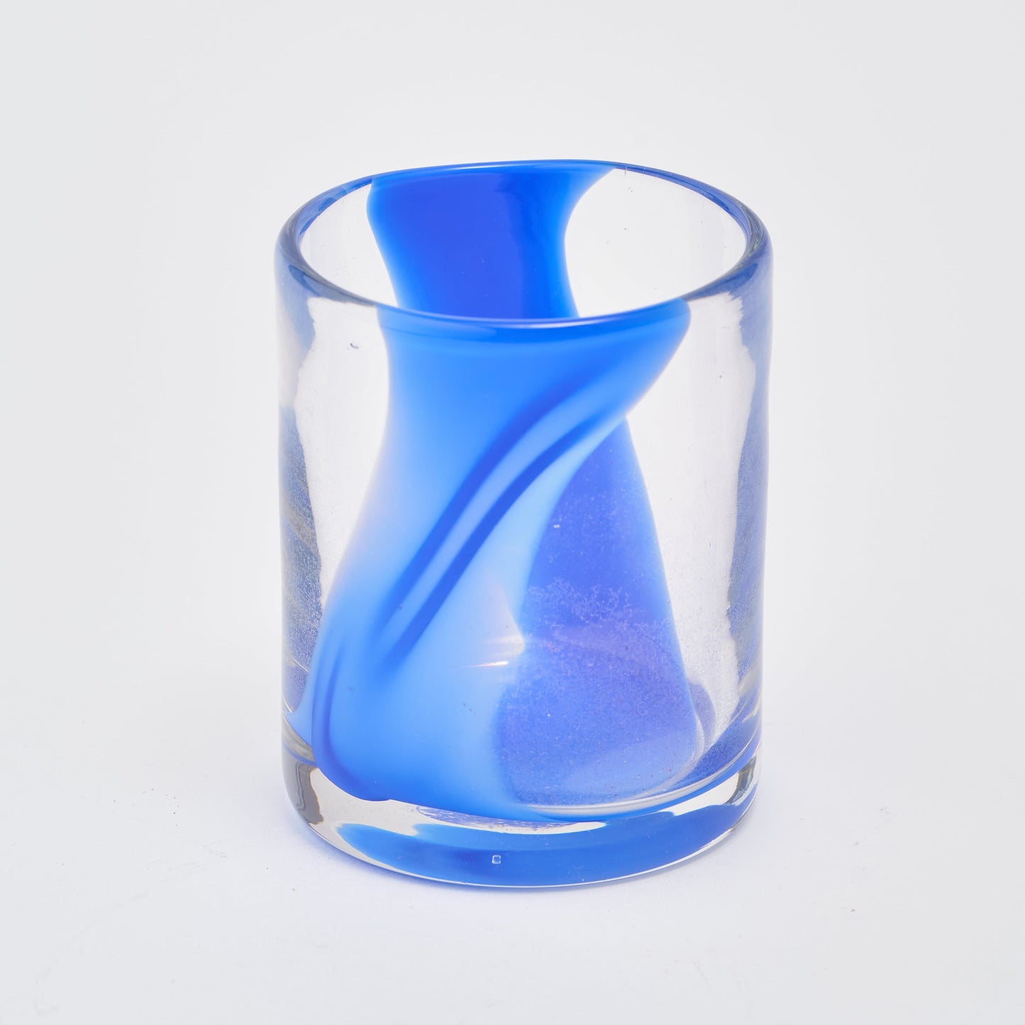Blue Stripe Water Glasses (Set of 6)