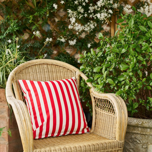 Red Stripe Cushion