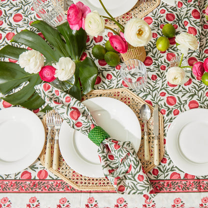 Pink Pomegranate Tablecloth