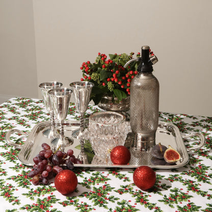 Christmas Holly Tablecloth