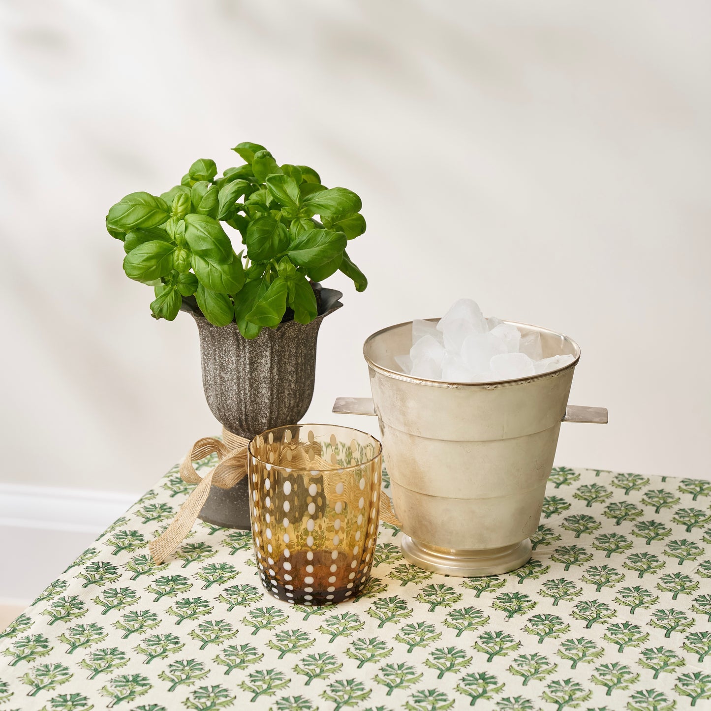 Amber Speckled Water Glasses (Set of 6)