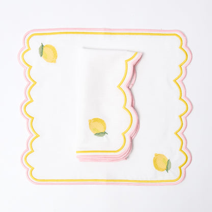 Sicilian Lemon Placemats  (Set of 4)