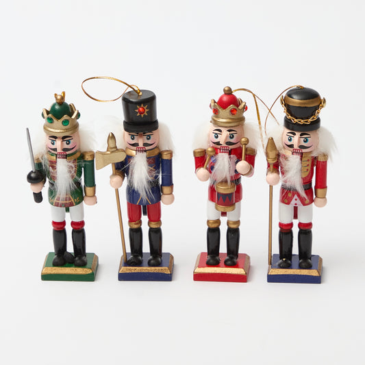 Miniature Festive Nutcrackers (set of 4)
