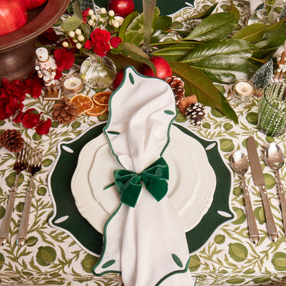 Green Lyra Placemat  (Set of 4)