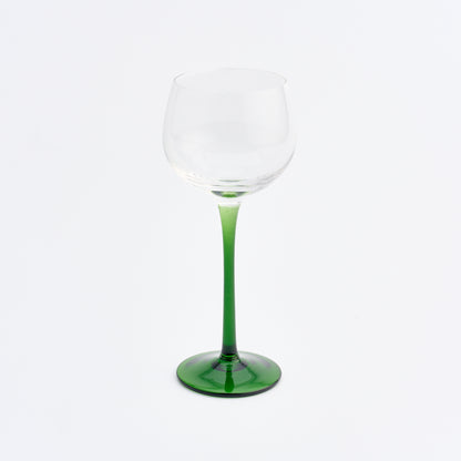 Green-stemmed Glass  (Set of 4)