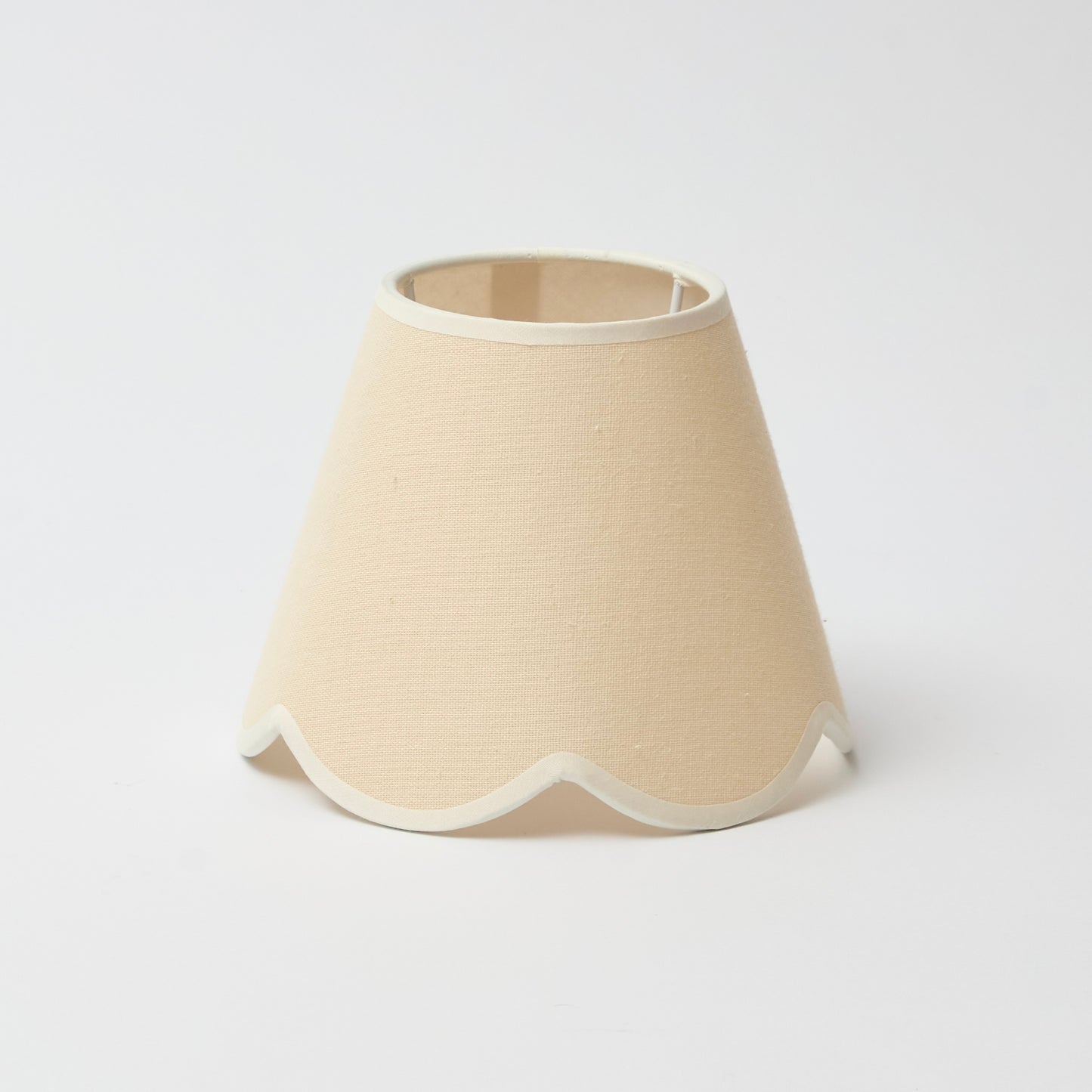Beige Scallop Lampshade