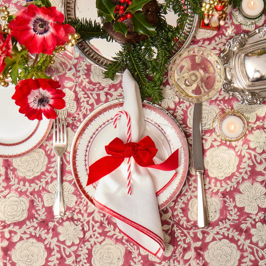Crimson Rose Tablecloth