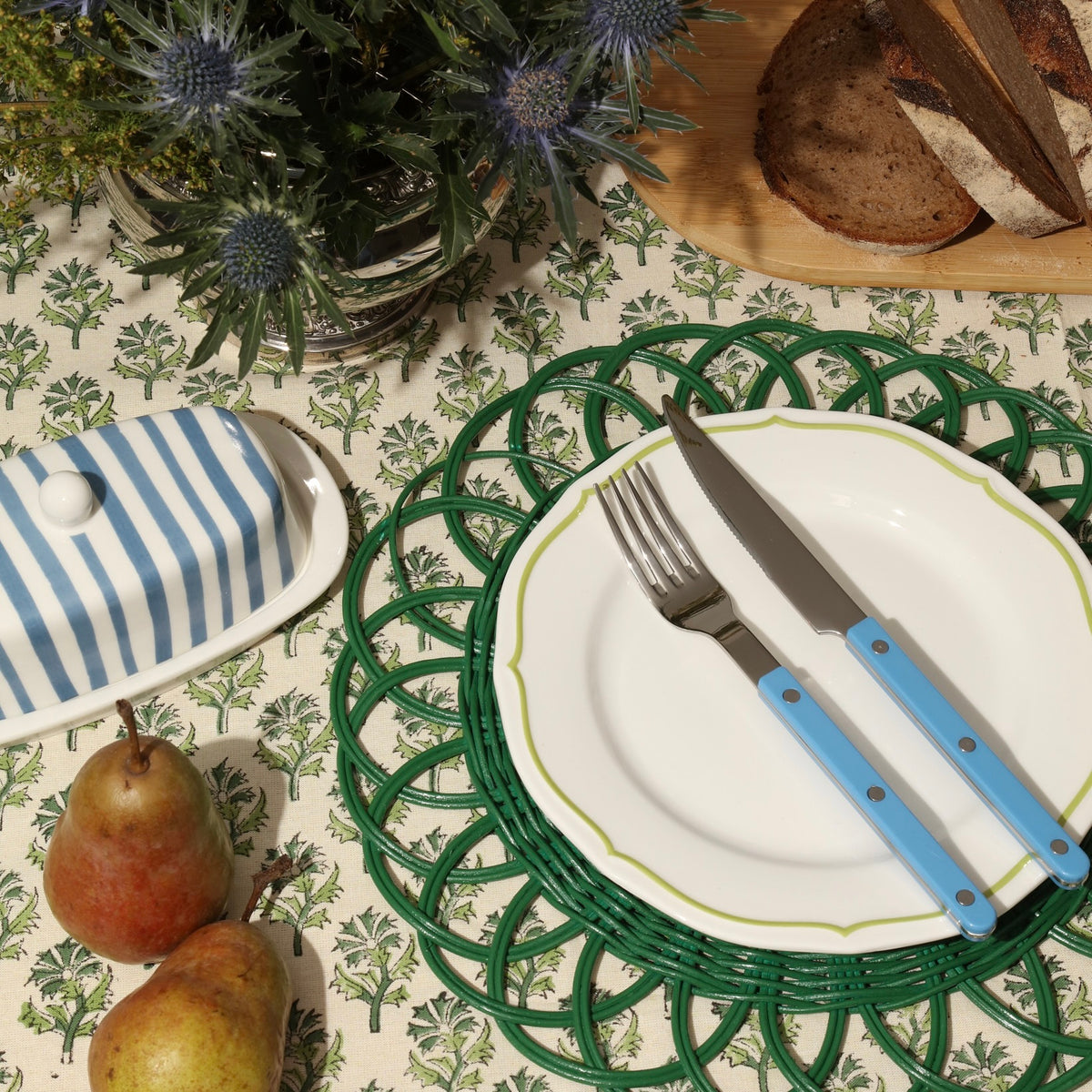 Light Blue Maya Cutlery (set of 4)