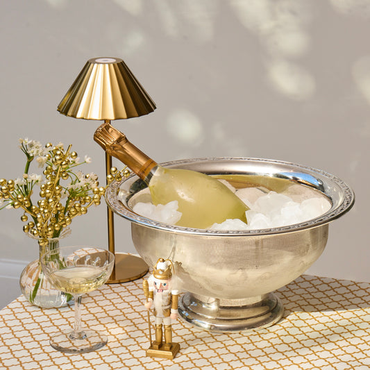 Silver Plated Punch Bow, ladle and 10 Cups