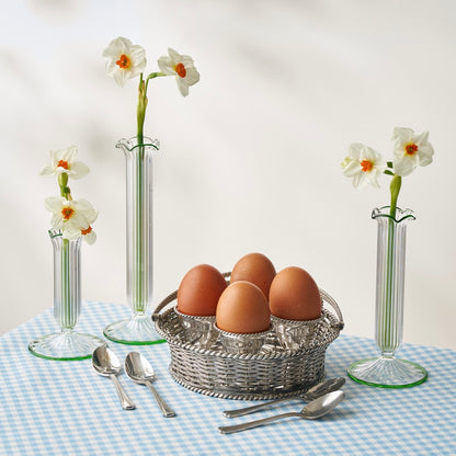Silver Plated Egg Basket
