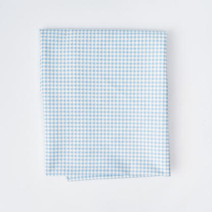 Blue and White checked Tablecloth