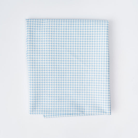 Blue and White checked Tablecloth