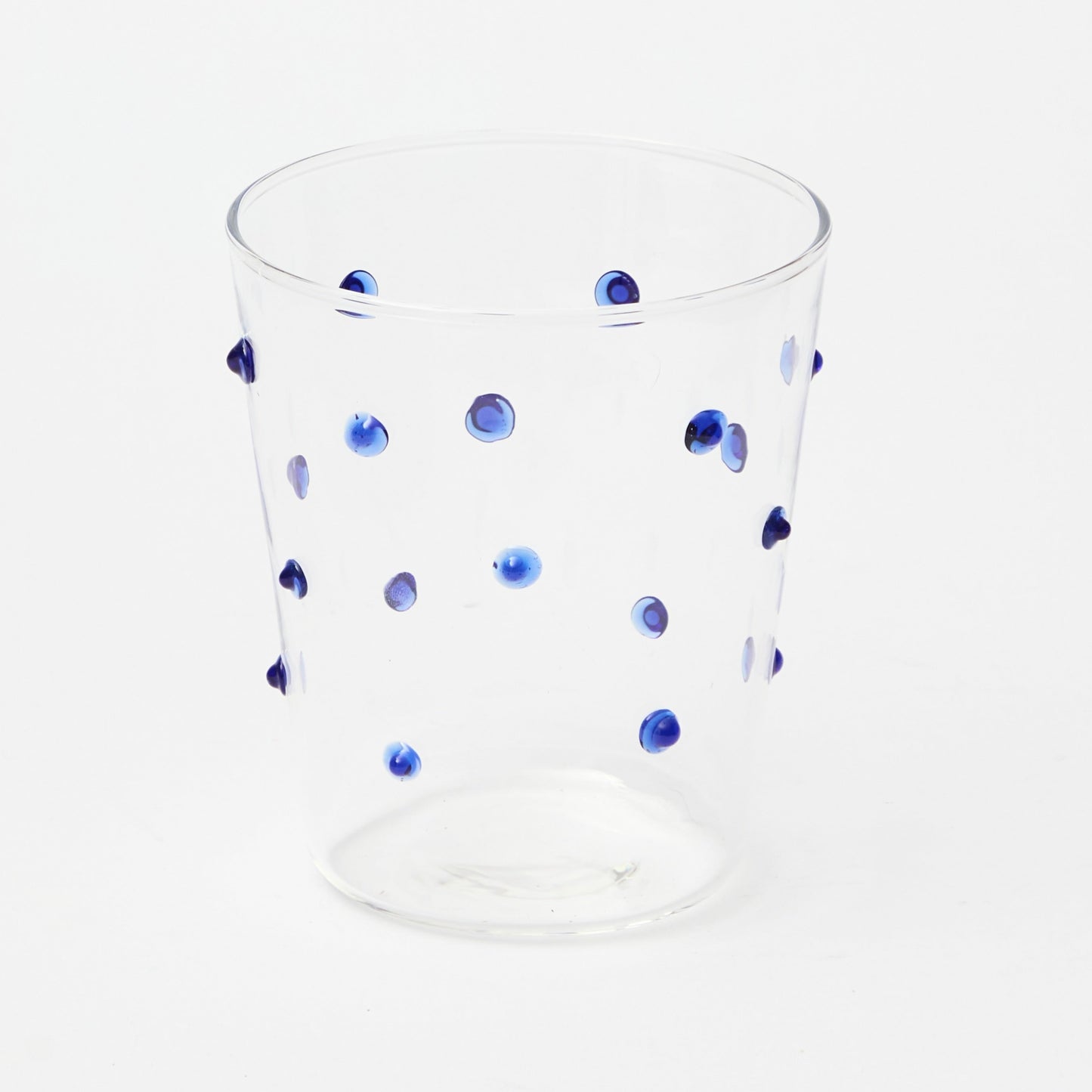 Blue Dotted Glasses (set of 4)