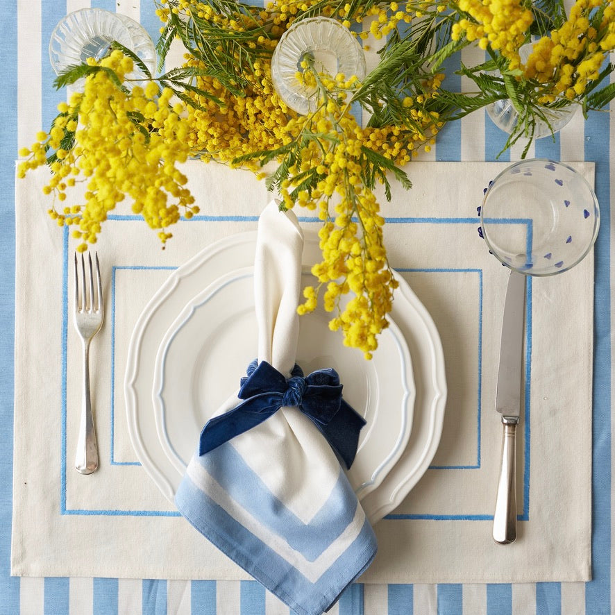 Blue Line Placemats (set of 4)