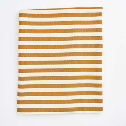 Brown Stripe Tablecloth