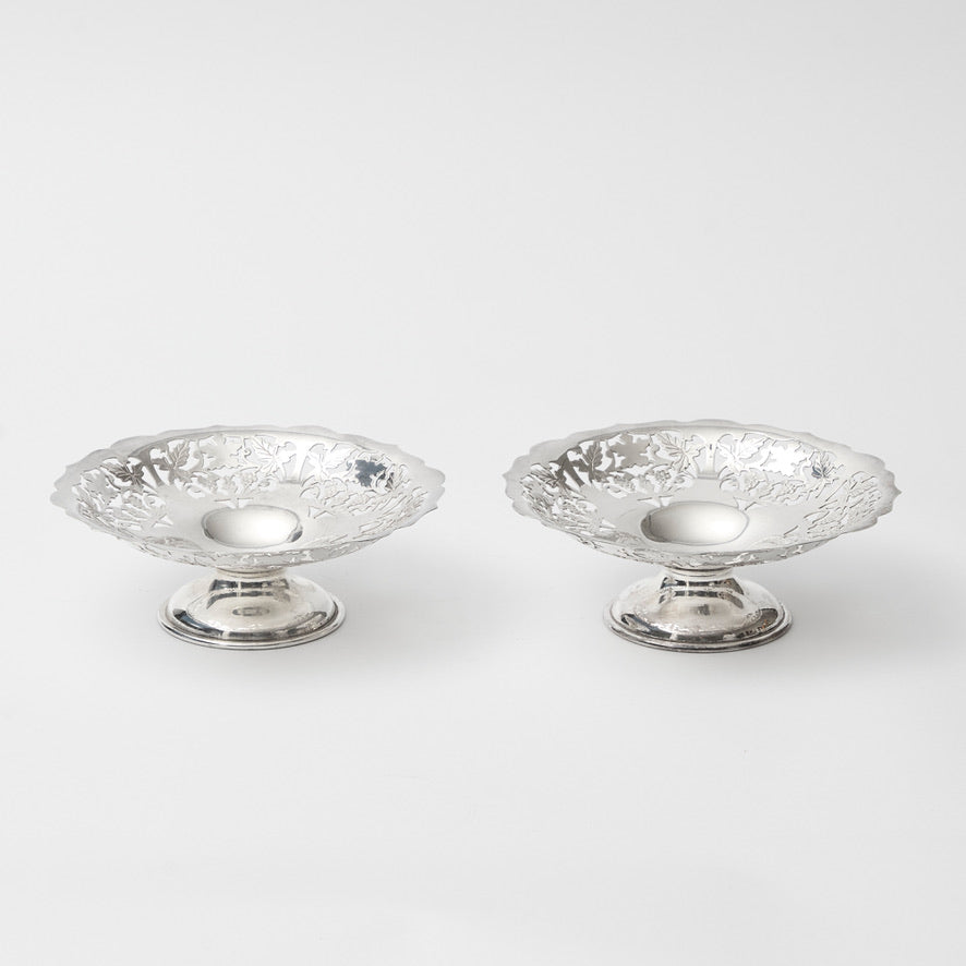 A Pair of Mini Silver Comports