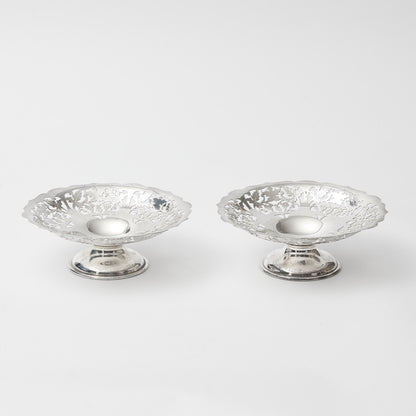 A Pair of Mini Silver Comports