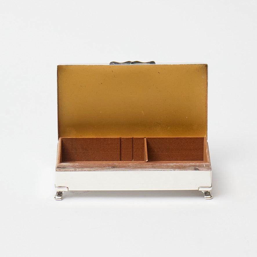 Vintage Silver Plated Cigarette Box