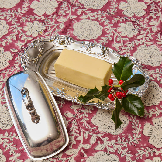 Silver Plated Butter Dish