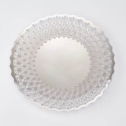 Silver Lattice Cake Stand